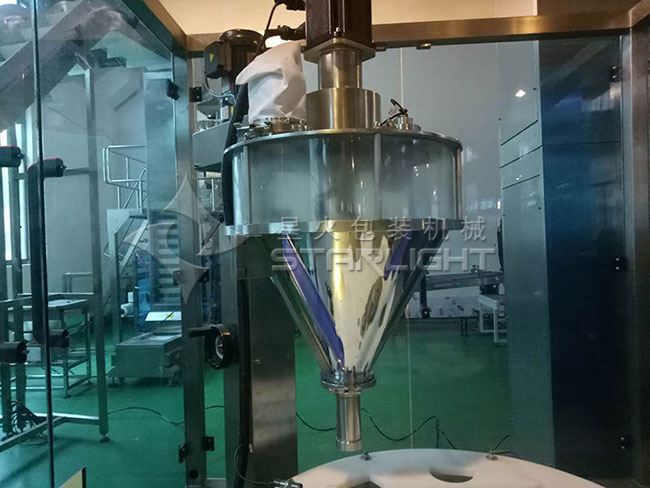 瓶裝罐裝粉劑自動包裝機細(xì)節(jié)展示