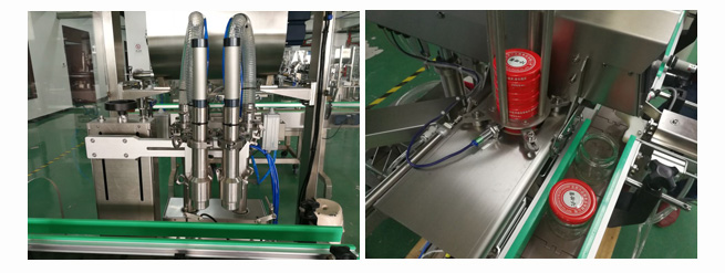 雙頭醬料灌裝機細(xì)節(jié)